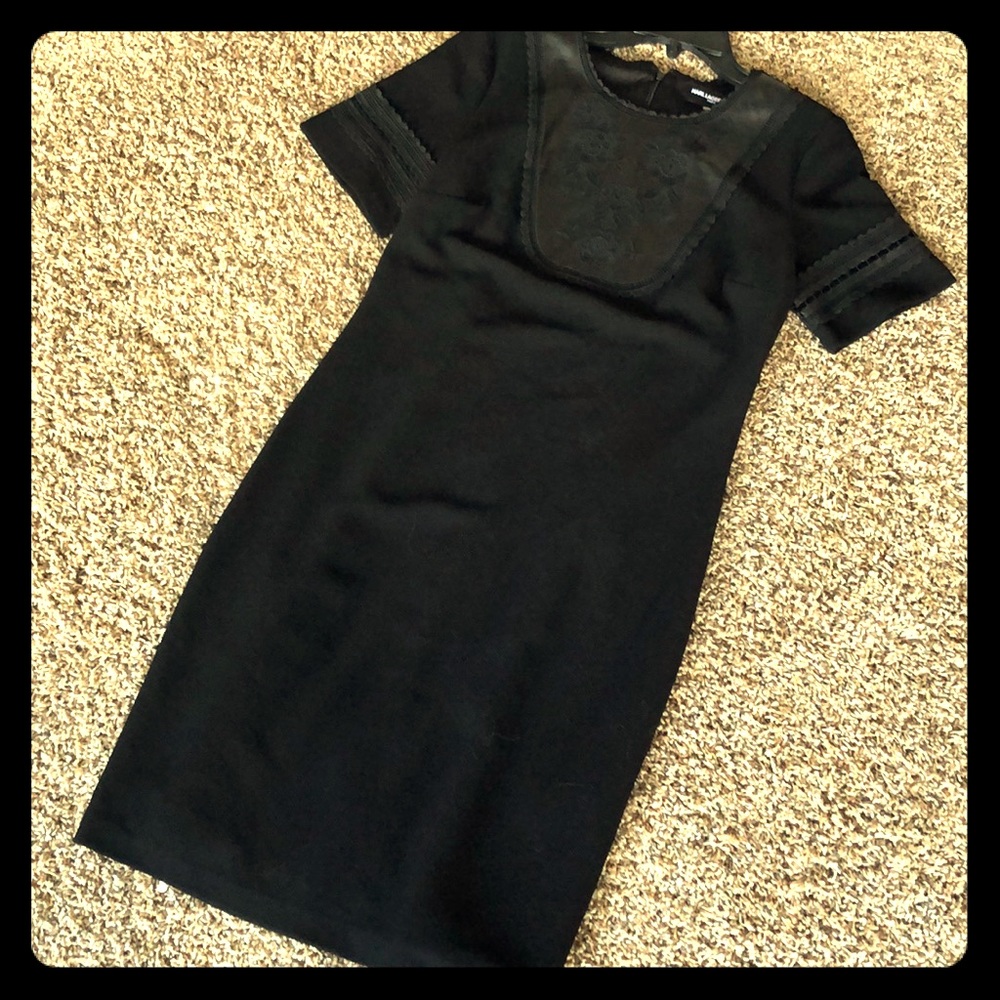 Karl Lagerfeld Black detail dress